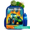 Abstract - Tractor - Groen Kinderrugzak - Blauw middel -inhoud_NL
