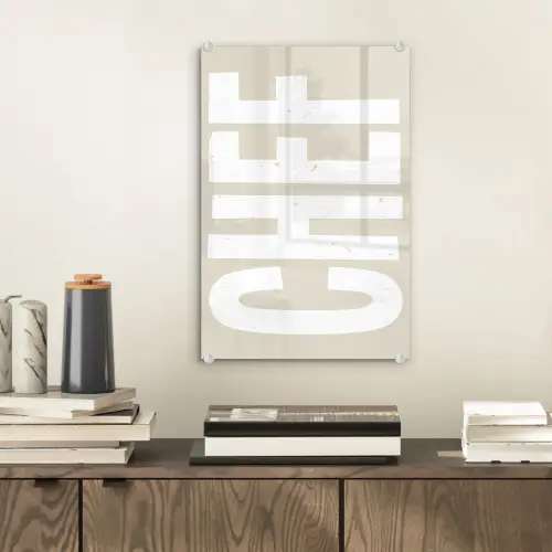 Wit - Chef - Decoratie - Japandi plexiglas 5mm klein -sfeer1