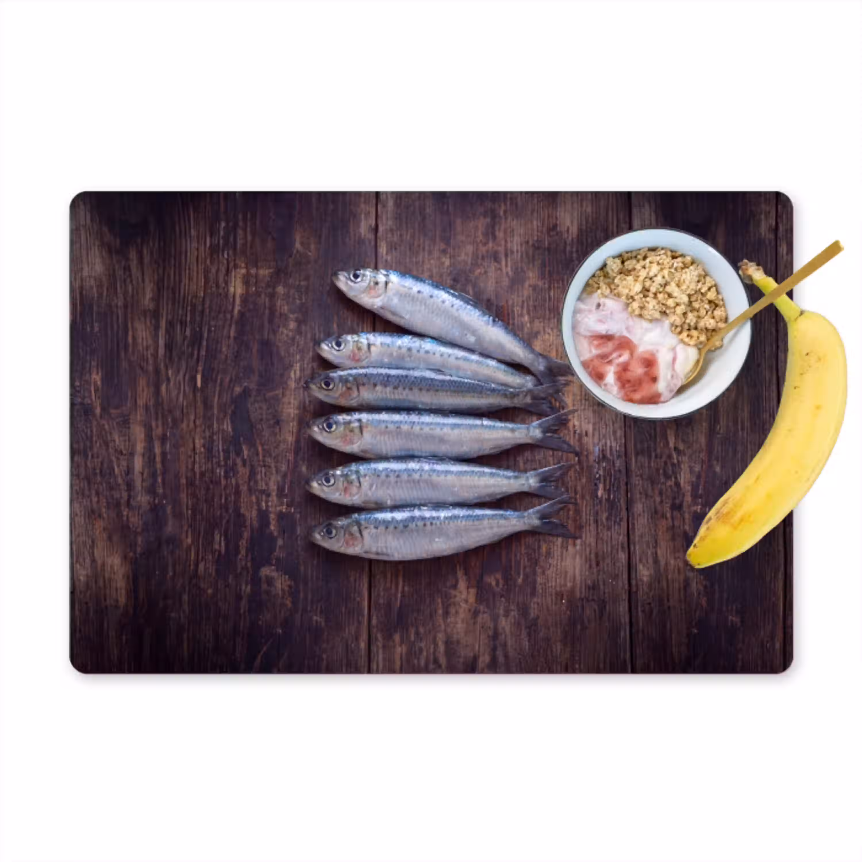 Vis - Hout - Eten Placemat vinyl groot -zzzproduct_Kitchenyeah-website