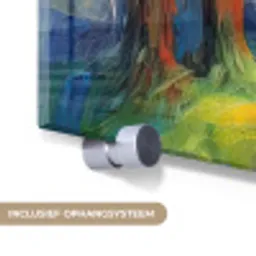 Landschap - Kleurrijk - Olieverf - Kunst plexiglas 5mm klein -zzsysteem_NL