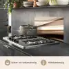 Golven - Abstract - Warm Beige keuken achterwand spatscherm klein -usp_NL