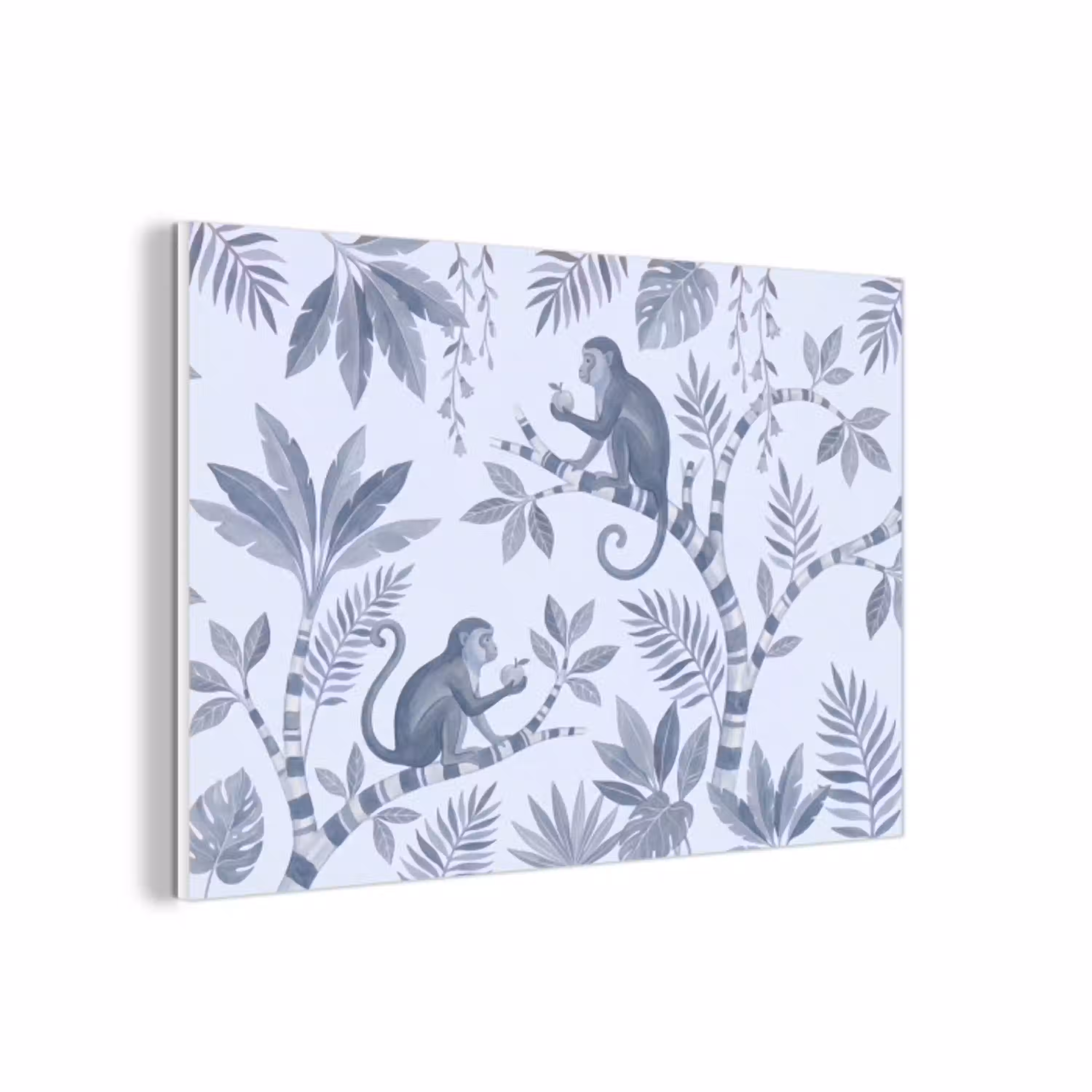 Aap - Boom - Bladeren - Jungle - Illustratie forex 5mm xxl -3d