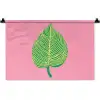 Illustratie - Blad - Minimalistisch - Groen Wandkleed katoen klein -zz3d
