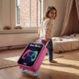 Neon - Controller - Verfspatten - Game Kinderkoffer - Roze klein -sfeer1