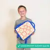 Madeliefjesmania perzik Kinderrugzak - Blauw middel -sfeer1_NL