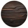 Hout - Grillige nerven Wandcirkel kunststof plaat 5mm dik klein -3d