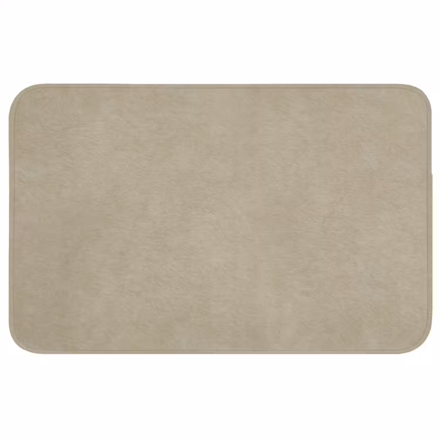 Wc Mat - Taupekleur - Gewolkt textuur - Natuurlijk