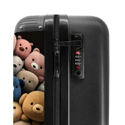 Berenfeestje Koffer - NBS - Handbagage middel -slot