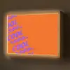 Cool - Paars - Oranje Light Box met batterij (Wandlamp) middel -z3d_website