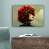 Vrouw - Appels - Rood - Bladeren canvas 2cm klein -sfeer4