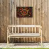 Mandala - Cirkels - Patronen Tuinposter op houten frame 2 cm dik klein -sfeer4