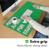 Amor - Valentijn - Groen - Tekst Muismat XXL klein -sfeer3