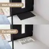 Katten - Quote - Grijs - Beige Deurmat klein -voor-na_DE