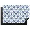 Patroon - Tegel - Blauw Inductie beschermer vinyl 3mm klein 276 -3d