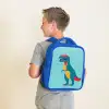 Dinosaurus - Blauw - Zonnebril Kinderrugzak - Blauw middel -sfeer2