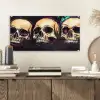 Schedels - Graffiti - Neon plexiglas 5mm klein -sfeer1