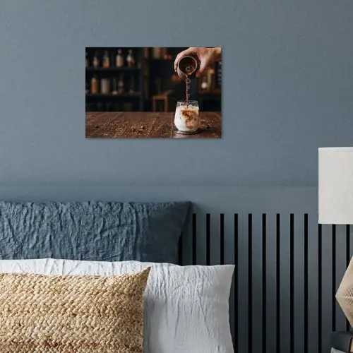 Espresso - Melk - Café poster papier klein -sfeer2