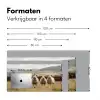 Schapen - Weidenlandschap - Heuvels Muismat XXL klein -sfeer5