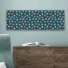 Zee - Dieren - Donkerblauw - Schelpen canvas 2cm klein 828 -sfeer4