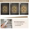 Antiek - Metaallook - Goud Light Box met kabel (Tafellamp) klein 925 -USP_dimbaarNL