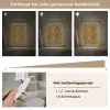 Organisch - Lijnen - Goud Light Box met kabel (Tafellamp) klein 925 -USP_dimbaarNL