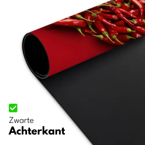 Pepers - Rood - Hart Muismat XXL klein -sfeer2