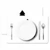Kerstboom - Zwart - Kerstmis - Feest Placemat vinyl groot -zzsfeer2_Kitchenyeah-website