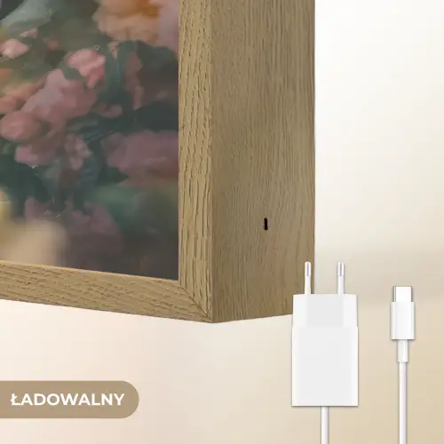 Paard - Natuur - Bloemen - Bos - Dieren Light Box met batterij (Wandlamp kind) middel -USP_websiteoplaadbaarNL