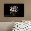Pastel - Bloemen - Glazen - Vaas canvas 2cm klein -sfeer3