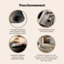 Geologisch Goud op Marmer Inductie beschermer vinyl 3mm middel -usfeer9_FR