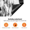 Schotse hooglander - Natuur - Koe - Zwart - Wit Inductie beschermer vinyl 3mm klein -zzzzzzz-td-onderkant