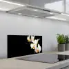 Contrastrijke Orchideeën keuken achterwand spatscherm klein -3d_schuin
