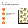 Vintage - Ananas - Blad Inductie beschermer vinyl 3mm klein 276 -zzzzzzz-td-ups