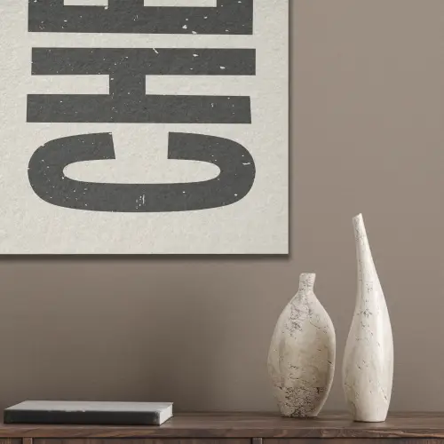 Vintage - Chef - Japandi - Zwart PET vilt klein -sfeer6_closeup