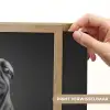 Buldog - Hond - Glas Light Box met batterij (Wandlamp) middel -USP_websiteprintNL
