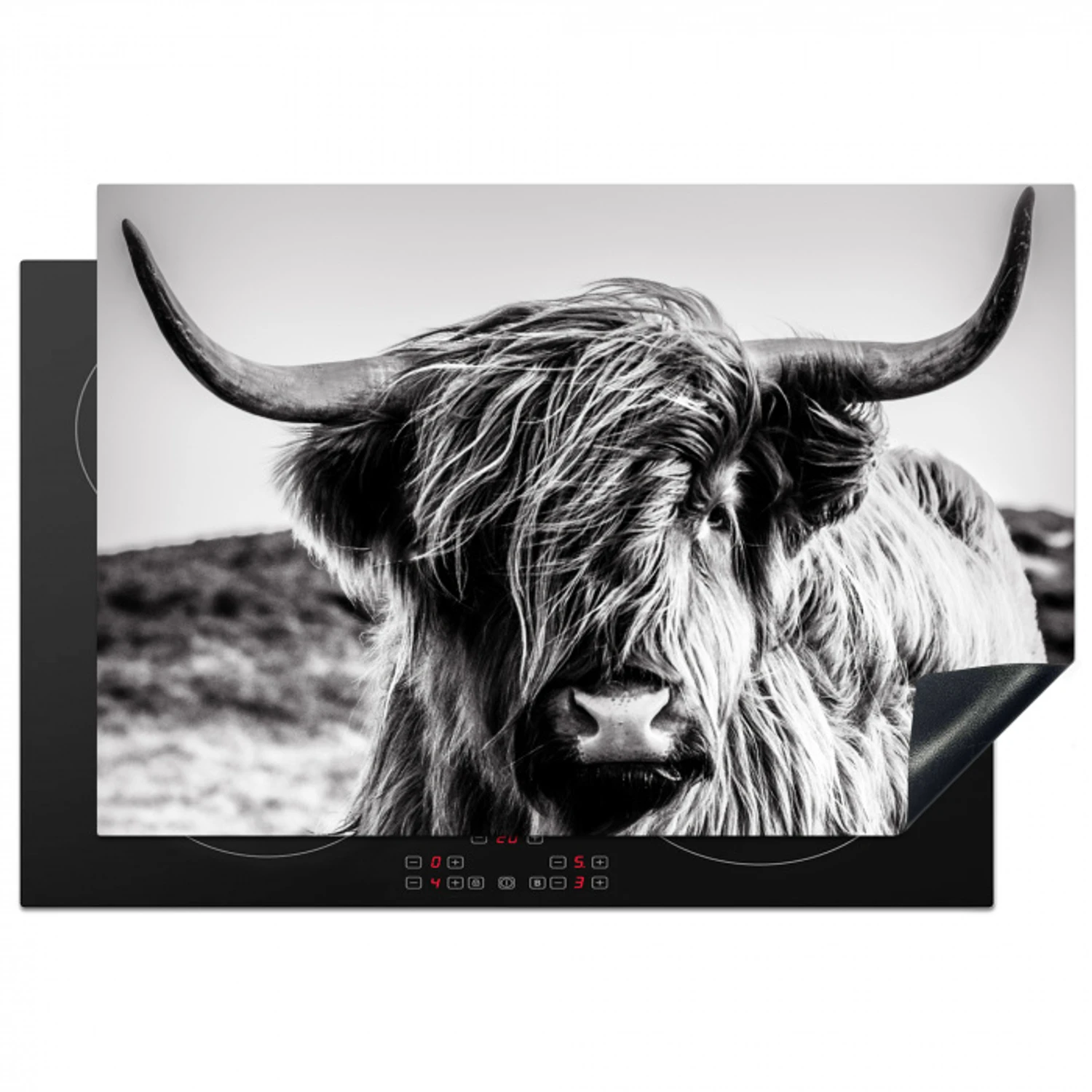 Stille Kracht Inductie beschermer vinyl 3mm klein -3d