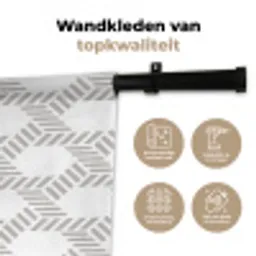 Grafisch - Patroon - Modern -  Opvallend - Begrensd Wandkleed katoen middel 269 -sfeer2