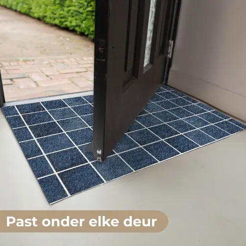 Tegel - Modern - Blauw Deurmat klein 898 -USP_NL