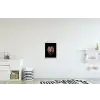 Tijger als street art kunstwerk textielposter latten blank klein -kinderkamer