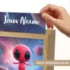Buitenaards wezen - Rood - Planeten Light Box met kabel (Kinderlampje) klein -USP_websiteprintNL