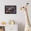 Marmer - Goud - Roze fotolijst zwart zonder passe partout klein -usfeer4_kinderkamer