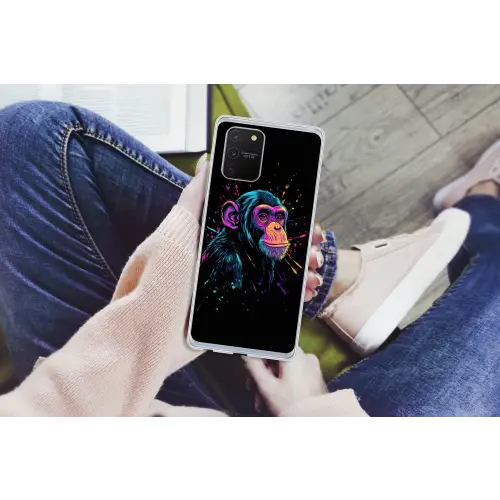 Aap - Verf - Neon - Kleur Telefoonhoesje Samsung Galaxy S10 Lite klein -handS10Lite
