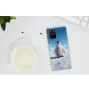 Pinguïn - Sneeuw - Landschap - Wit Telefoonhoesje Samsung Galaxy S10 Lite klein -oordopS10Lite