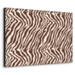 Zebra - Patroon - Zwart - Wit Textielframe zwart klein 947 -3d