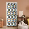 Klassiek - Geometrisch - Blauw deurposter klein 289 -sfeer1