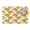 Vrolijk - Tijgerkatten - Bloemen Placemat vinyl groot 368 -zzzproduct_Kitchenyeah-website
