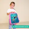 Neon - Voetbal - Schop - Kleurrijk Kinderrugzak - Roze middel -sfeer1_FR
