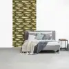 Vis - Patroon - Groen fotobehang vinyl groot 64 -slaapkamer