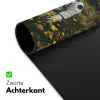 Astronaut - Bloemen - Veld - Geel Muismat XXL klein -sfeer2