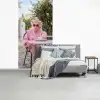 Ochtendjas - Krulspelden - Roze fotobehang vinyl groot -slaapkamer